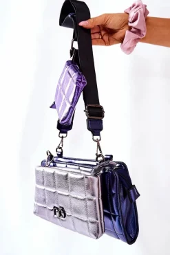 Torebki Nobo|Listonoszki></noscript>Nobo Wielofunkcyjna Pikowana Torebka Listonoszka NBAG-K1300 Niebieska