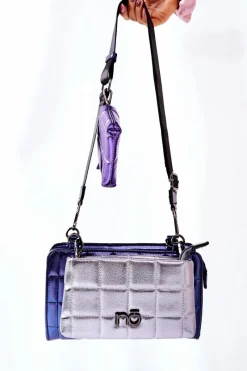 Torebki Nobo|Listonoszki></noscript>Nobo Wielofunkcyjna Pikowana Torebka Listonoszka NBAG-K1300 Niebieska