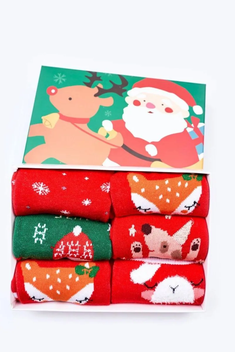 Skarpetki|Skarpetki>Boto Świąteczny Zestaw Skarpetek Dziecięcych Mix
