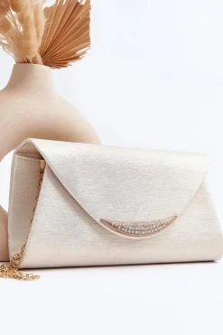Best Boto Wizytowa Torebka Kopertówka Na Łańcuszku Zarani Perłowa