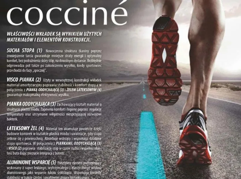 Wkładki>pielęgnacja obuwia Coccine Wkładki Coccine Termotechniczne Sport Line Football