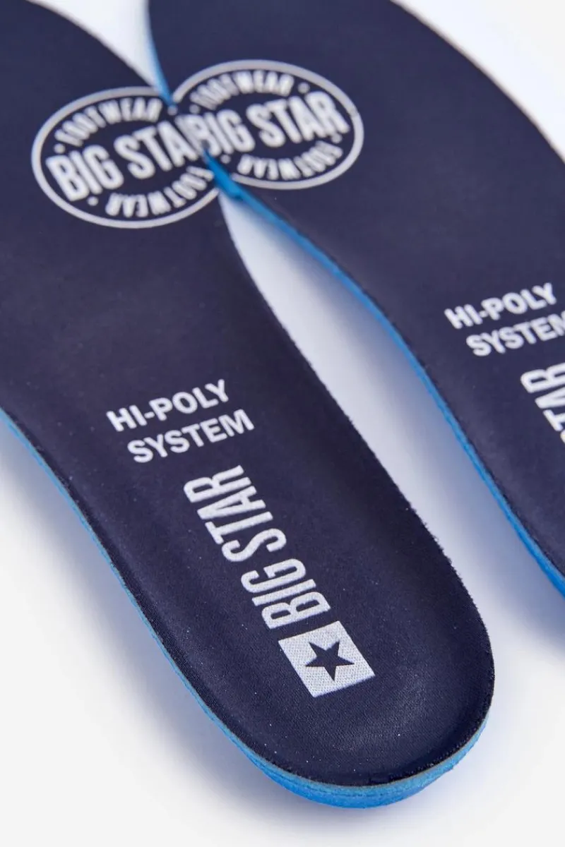 New Big Star Shoes Wkładki Do Butów BIG STAR HI-POLY SYSTEM 2 Pary Granatowe