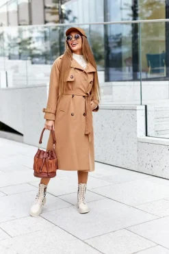 Best Workery Z Elastycznej Tkaniny Beżowe Love Story Damskie Botki Sznurowane|Botki Zimowe Damskie