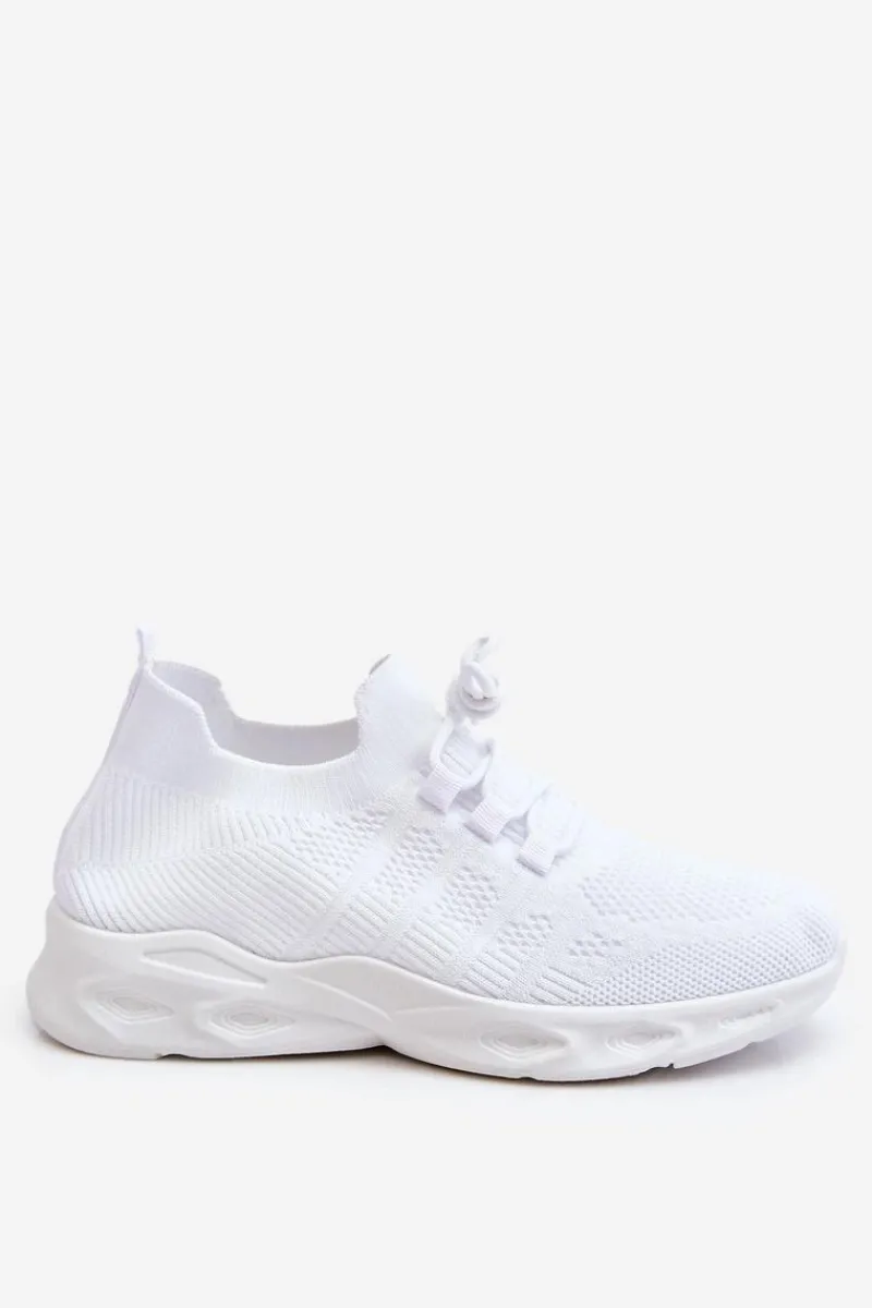 Wsuwane Damskie Buty Sportowe Białe Ellison Damskie Sneakersy Damskie