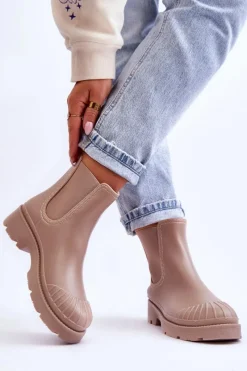 Kalosze Damskie|Czarne Botki><noscript><img width=