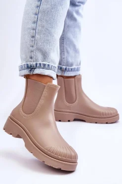 Kalosze Damskie|Czarne Botki><noscript><img width=