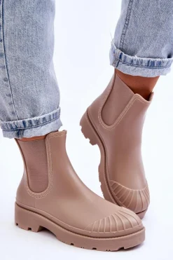 Kalosze Damskie|Czarne Botki><noscript><img width=