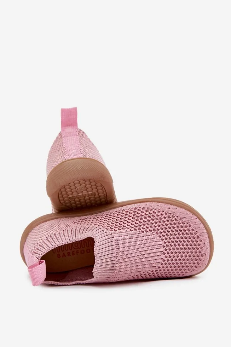 Sale Wsuwane Kapcie Barefoot Dziecięce Różowe Mariselle Dzieci Dziewczęce|Barefoot