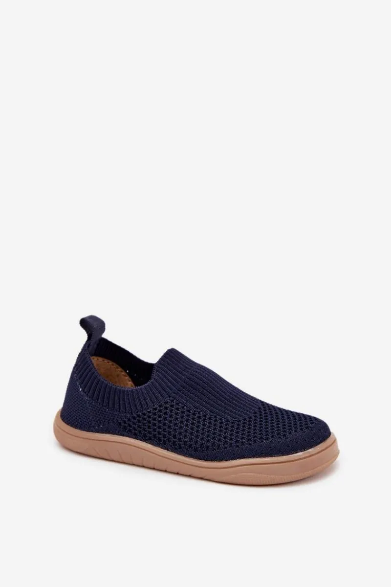 Dziewczęce|Barefoot>Milami Wsuwane Kapcie Barefoot Dziecięce Granatowe Mariselle Niebieski