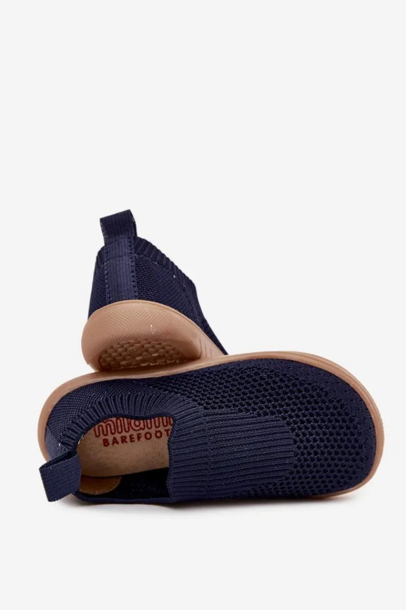 Dziewczęce|Barefoot>Milami Wsuwane Kapcie Barefoot Dziecięce Granatowe Mariselle Niebieski