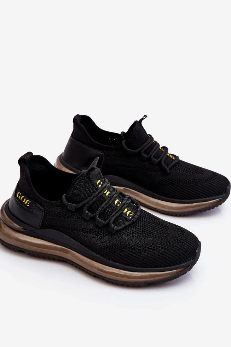 GOE Wsuwane Męskie Buty Sportowe LL1N4024 Czarne