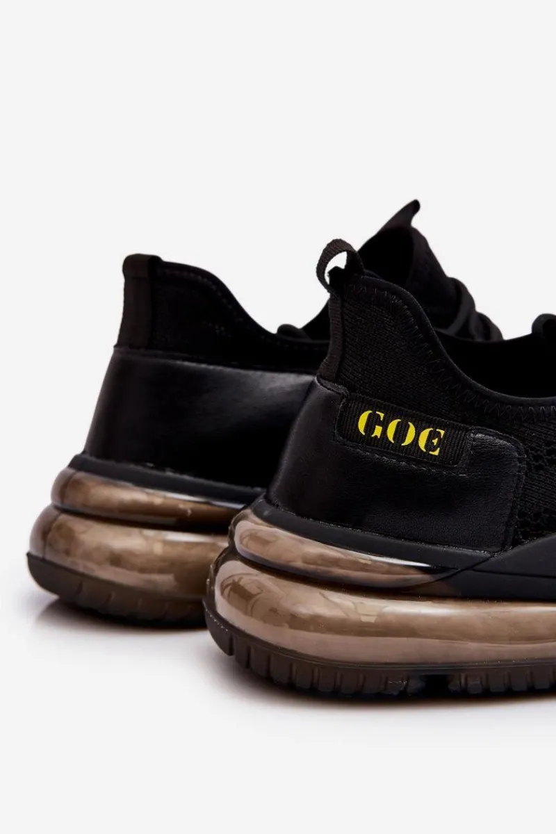 GOE Wsuwane Męskie Buty Sportowe LL1N4024 Czarne