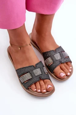 Klapki Damskie Klasyczne><noscript><img width=