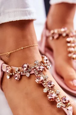 Sandały Płaskie><noscript><img width=