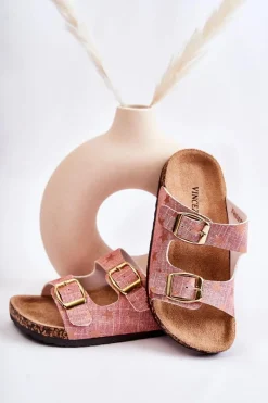 Chłopięce|Dziewczęce>Buty damskie Vinceza Wygodne Dziecięce Klapki Czerwone Ander