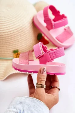 Chłopięce|Dziewczęce>ZAXY Wygodne Dziecięce Sandałki Pachnące JJ385026 Różowe