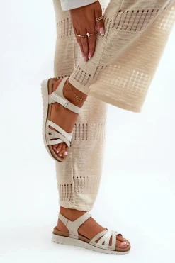 Sandały Na Koturnie|Sandały Płaskie><noscript><img width=