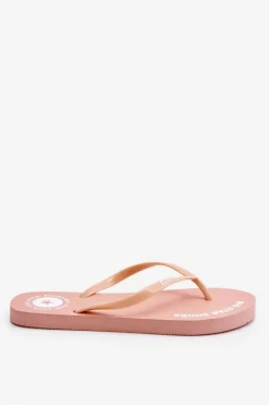 Wygodne Klapki Japonki Big Star LL274802 Nude Damskie Klapki Sportowe|Klapki Damskie Big Star