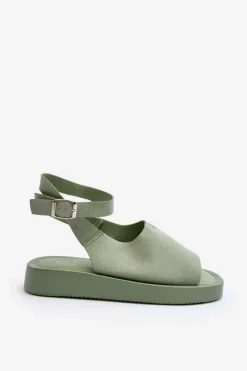 Sandały Płaskie><noscript><img width=