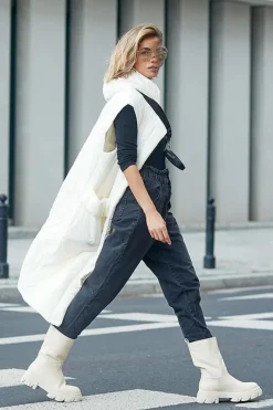 Botki Zimowe Damskie|Brązowe I Beżowe Botki><noscript><img width=