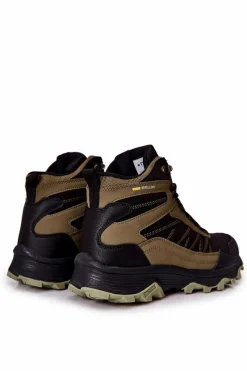 Wysokie Buty Sportowe Wiązane Khaki Deepmark Męskie Obuwie Sportowe Męskie|Botki Męskie