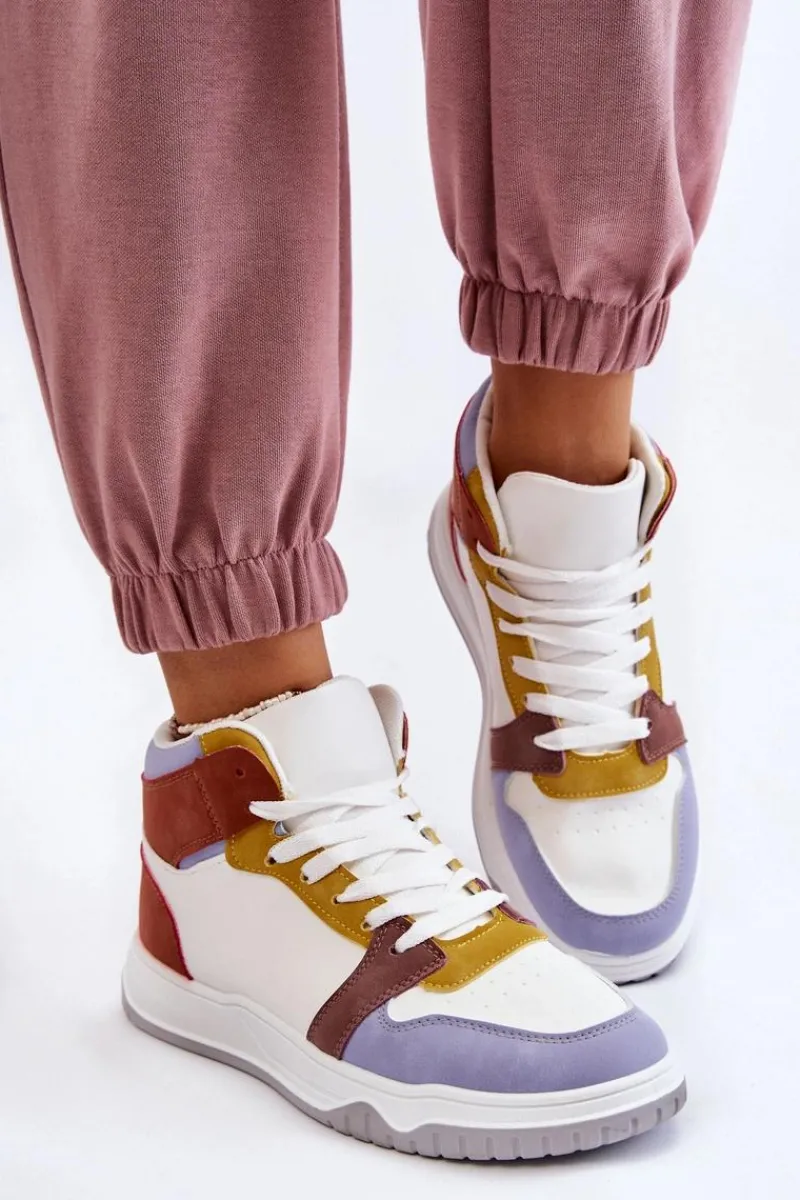 Outlet Boto Wysokie Damskie Buty Sportowe Trampki Multikolor Rumour