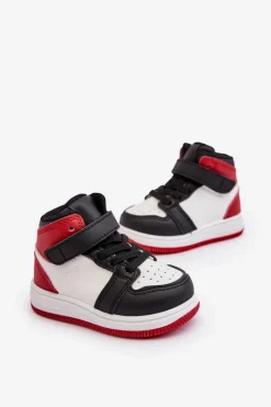 Online Boto Wysokie Dziecięce Buty Sportowe Biało-Czerwone Teredite Biały
