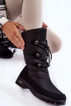 Śniegowce Damskie|Kozaki Płaskie><noscript><img width=