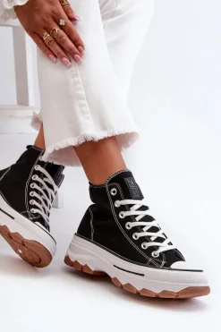 Trampki Damskie Wysokie><noscript><img width=