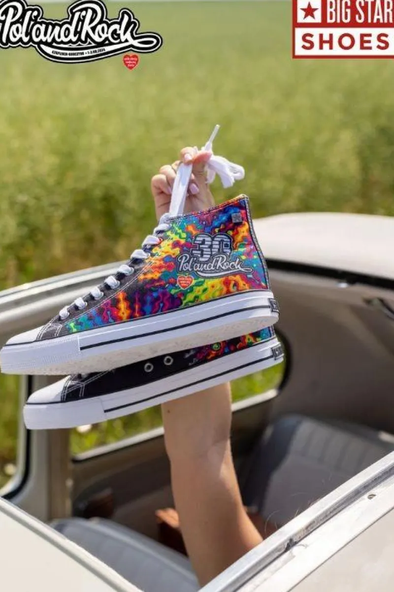 Big Star Shoes Wysokie Trampki Męskie - 30. POL 'AND'ROCK X BIG STAR OO174800