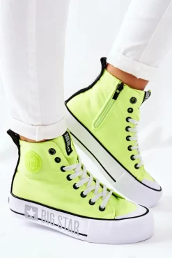 Trampki Damskie Big Star|Trampki Damskie Wysokie><noscript><img width=