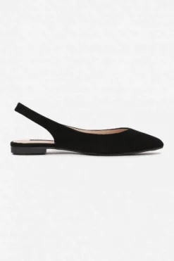 Baleriny Klasyczne></noscript>Boto Zamszowe Baleriny W Szpic Czarne Daisy