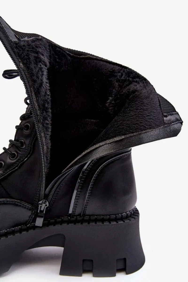 Sale Boto Zamszowe Botki Workery Z Biżuteryjną Ozdobą Czarne Marx Czarny