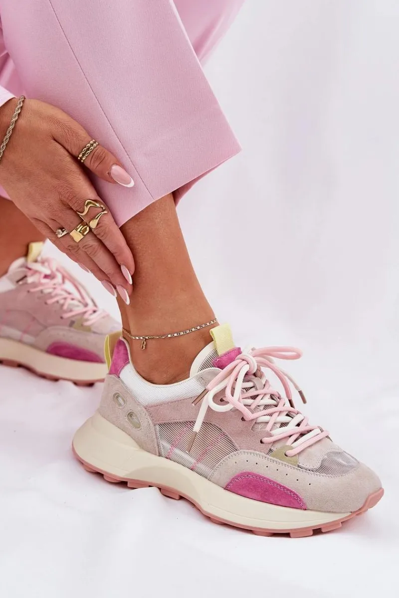 Discount Buty damskie Vinceza Zamszowe Buty Sportowe Sneakersy Damskie Vinceza 66725 Multikolor