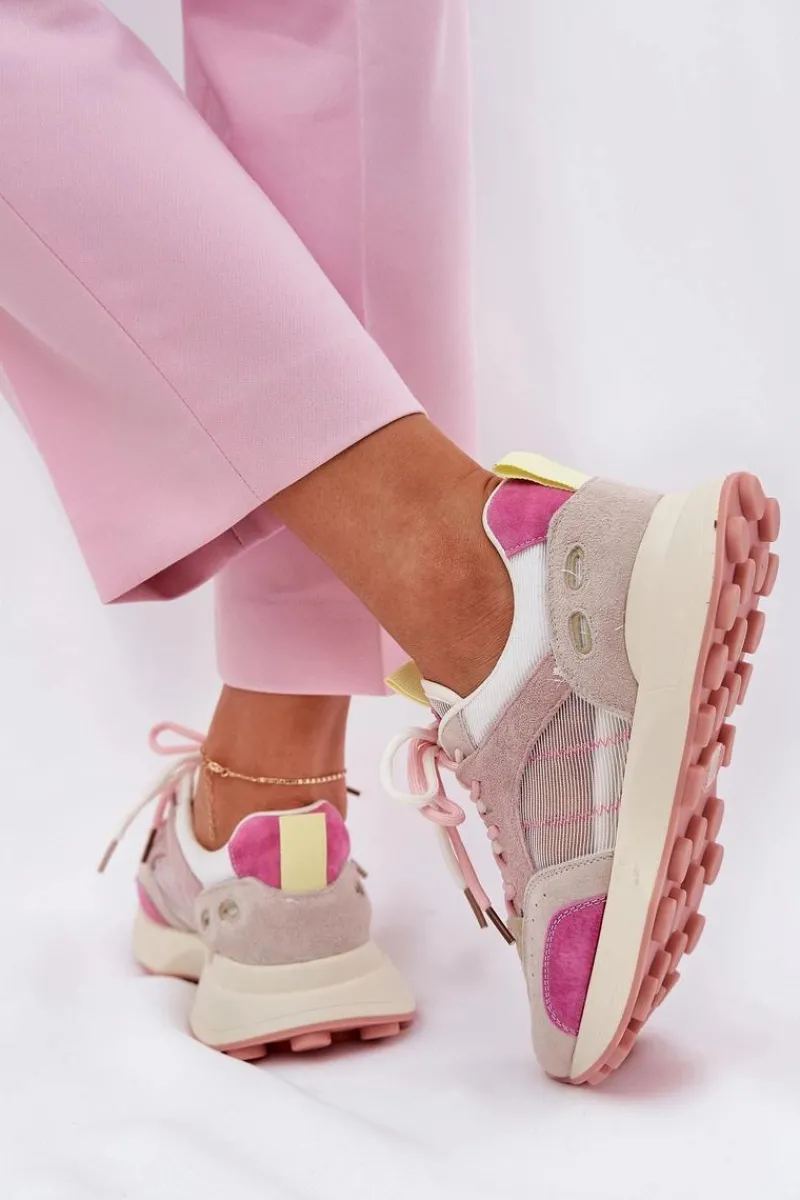 Discount Buty damskie Vinceza Zamszowe Buty Sportowe Sneakersy Damskie Vinceza 66725 Multikolor