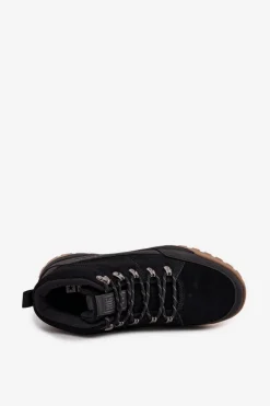 Best Zamszowe Buty Trekkingowe Męskie Big Star SS174265 Czarne Męskie Obuwie Trekkingowe Męskie|Botki Męskie