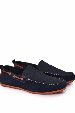 Best GOE Zamszowe Casualowe Mokasyny HH1N4019 Granatowe