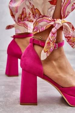 Czółenka Na Platformie|Czółenka Zamszowe><noscript><img width=