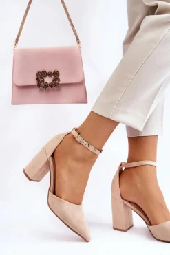 Czółenka Zamszowe|Czółenka Na Słupku><noscript><img width=