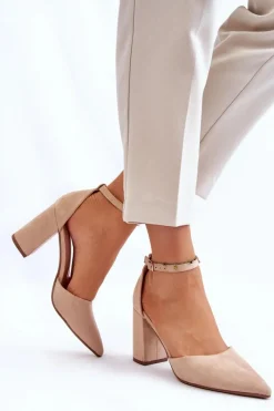 Czółenka Zamszowe|Czółenka Na Słupku><noscript><img width=