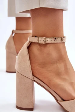 Czółenka Zamszowe|Czółenka Na Słupku><noscript><img width=