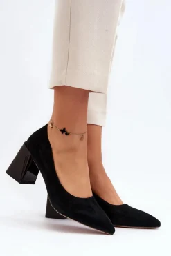 Czółenka Zamszowe|Czółenka Na Słupku><noscript><img width=