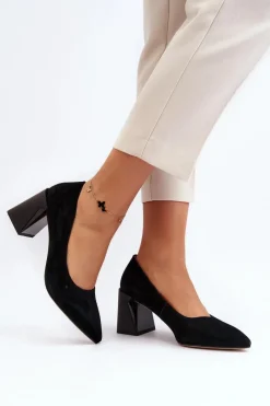 Czółenka Zamszowe|Czółenka Na Słupku><noscript><img width=