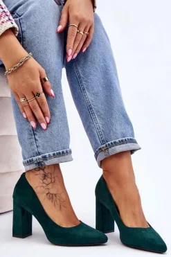 Czółenka Zamszowe|Czółenka Na Słupku><noscript><img width=