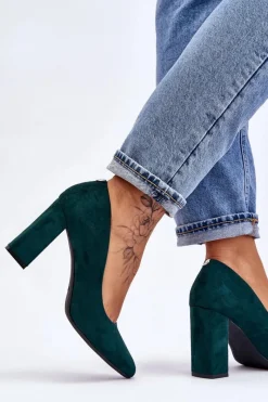 Czółenka Zamszowe|Czółenka Na Słupku><noscript><img width=