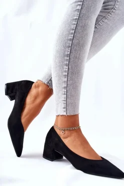 Czółenka Zamszowe|Czółenka Na Słupku><noscript><img width=