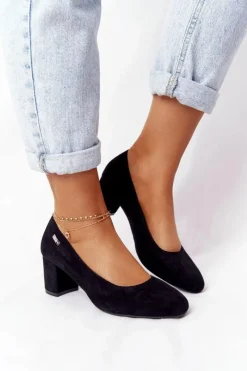 Czółenka Zamszowe|Czółenka Na Słupku><noscript><img width=