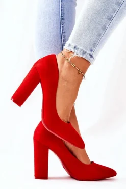 Czółenka Zamszowe|Czółenka Na Słupku><noscript><img width=