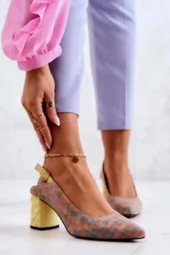 Czółenka Na Słupku|Czółenka Klasyczne><noscript><img width=