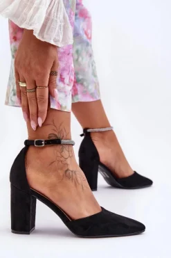 Czółenka Zamszowe|Czółenka Na Słupku><noscript><img width=